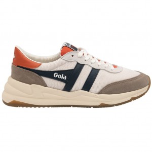 Gola Classics Jupiter Sneakers Blancas Azul Marino Colombia | 360CLQVOH
