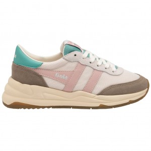 Gola Classics Jupiter Sneakers Blancas Rosas Colombia | 470BIYLXN