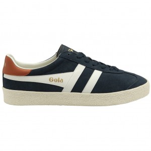 Gola Classics Medallist Sneakers Azul Marino Blancas Naranjas Colombia | 152ZGBWXF