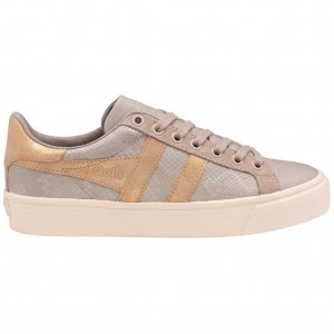 Gola Classics Orchid II Lizard Sneakers Gris Doradas Colombia | 186TNPXQC
