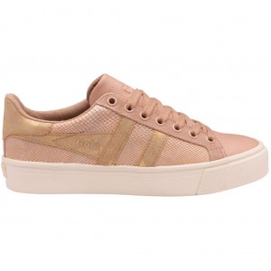 Gola Classics Orchid II Lizard Sneakers Rosas Doradas Colombia | 203AGSRBQ