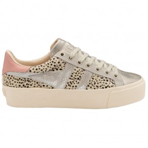 Gola Classics Orchid Platform Tropic Sneakers Plateadas Colombia | 809VTIQPN