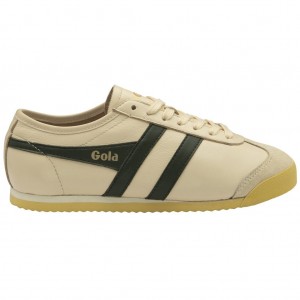 Gola Classics Race Leather Sneakers Kaki Oscuro Colombia | 504SURAPW