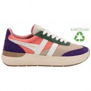 Gola Classics Raven Sneakers Coral Rosas Azul Real Moradas Colombia | 680MPHIOR