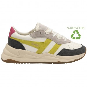 Gola Classics Saturn Quadrant Sneakers Blancas Colombia | 678EVUPCH