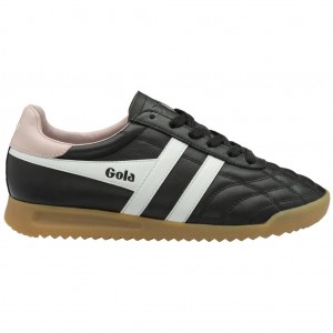 Gola Classics Stadium Sneakers Negras Blancas Rosas Colombia | 053SJVGBK