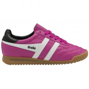 Gola Classics Stadium Sneakers Rosas Blancas Negras Colombia | 805RJCYGE
