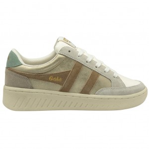 Gola Classics Superslam Blaze Sneakers Doradas Verde Menta Verde Colombia | 014WCXEJY
