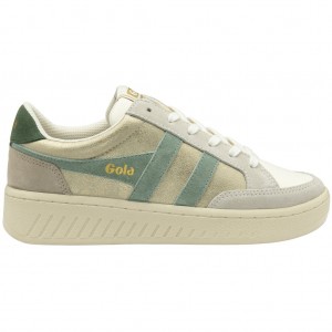 Gola Classics Superslam Blaze Sneakers Doradas Verde Colombia | 167DSUEZK