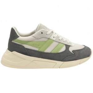 Gola Classics Tempest Sneakers Blancas Verde Colombia | 435CNUJRM