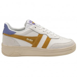 Gola Classics Topspin Sneakers Blancas Lavanda Colombia | 560ZAEMVR