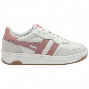 Gola Classics Topspin Sneakers Blancas Rosas Coral Rosas Colombia | 682TCUZYS