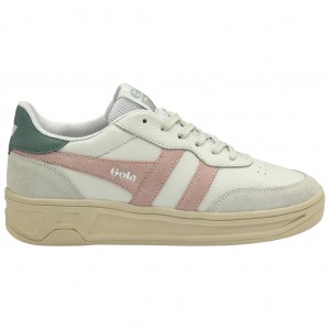 Gola Classics Topspin Sneakers Blancas Rosas Colombia | 058PEDNFI