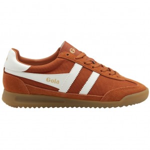 Gola Classics Tornado Sneakers Naranjas Blancas Colombia | 502DNUVRA