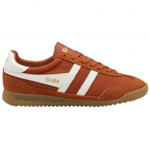 Gola Classics Tornado Sneakers Naranjas Blancas Colombia | 609WDLGET