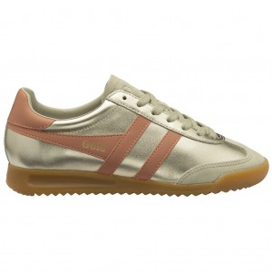 Gola Classics Torpedo Glimmer Sneakers Doradas Colombia | 462NVUHDK