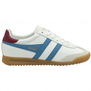 Gola Classics Torpedo Leather Sneakers Blancas Colombia | 026SHVFWY