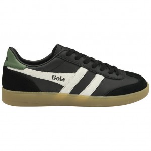Gola Classics Viper Leather Sneakers Negras Blancas Colombia | 273ASNPZV