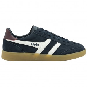 Gola Classics Viper Sneakers Azul Marino Blancas Burdeos Colombia | 659BXFLZU
