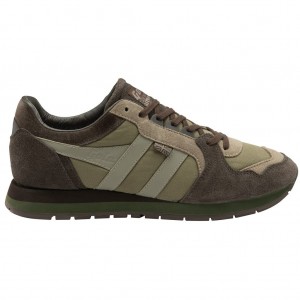 Gola Made in England - 1905 Ranger Engineered Garment Sneakers Marrones Kaki Colombia | 752GBNWML