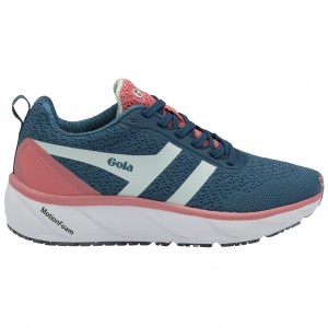 Gola Performance Typhoon RMD Sneakers Azules Rosas Colombia | 584XFYHUO