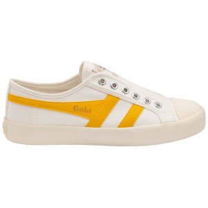 Gola Vegan Classics Coaster Slip Shoes Blancas Colombia | 403GXFVNL
