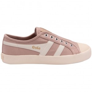 Gola Vegan Classics Coaster Slip Shoes Blancas Colombia | 296OKTRUL