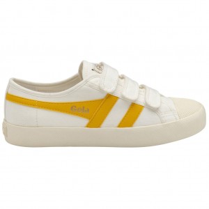 Gola Vegan Classics Coaster Strap Sneakers Blancas Colombia | 417ATWEIC