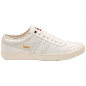 Gola Vegan Classics Comet Plimsoll Sneakers Blancas Blancas Colombia | 840OHQMWE