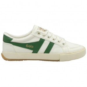 Gola Vegan Classics Stratus Plimsoll Sneakers Blancas Colombia | 824LVZMPE