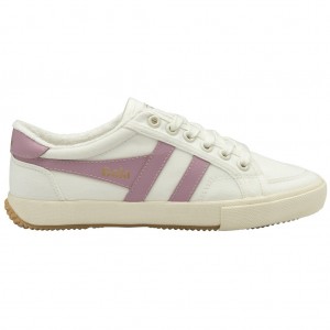 Gola Vegan Classics Stratus Plimsoll Sneakers Blancas Colombia | 874UZYEKW