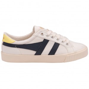 Gola Vegan Classics Tennis Mark Cox Sneakers Blancas Azul Marino Colombia | 350FJIAPK