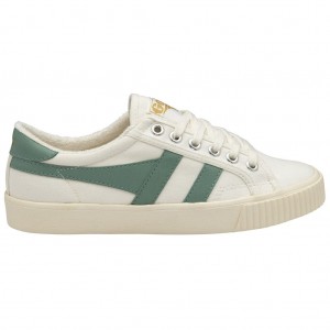 Gola Vegan Classics Tennis Mark Cox Sneakers Blancas Verde Colombia | 913LQPRNB