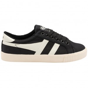 Gola Vegan Classics Tennis Mark Cox Sneakers Negras Blancas Colombia | 975YDUTQC