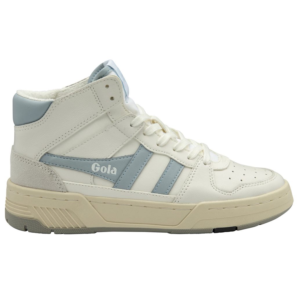 Gola Classics Allcourt High Sneakers Blancas Azules Colombia | 304UPSBOF