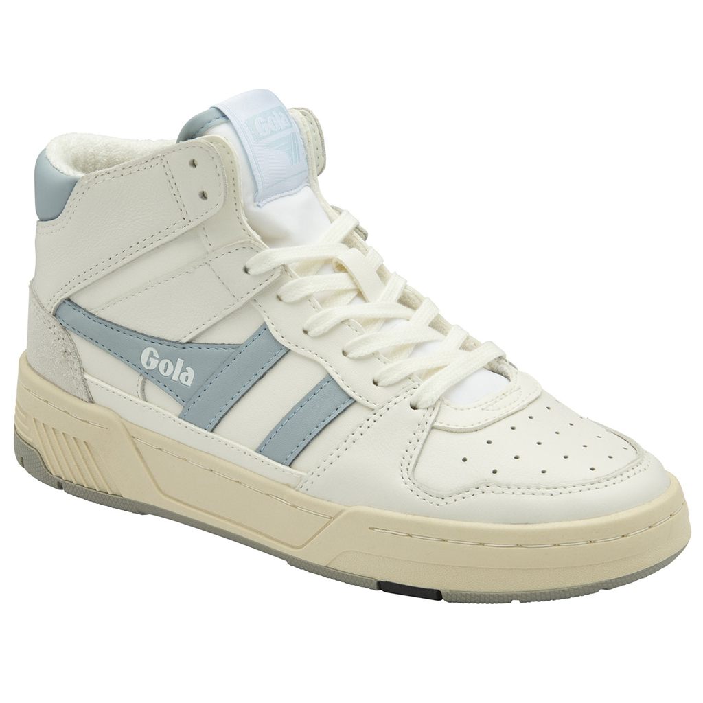 Gola Classics Allcourt High Sneakers Blancas Azules Colombia | 304UPSBOF