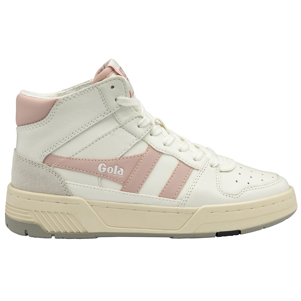 Gola Classics Allcourt High Sneakers Blancas Rosas Colombia | 074CLAVPX