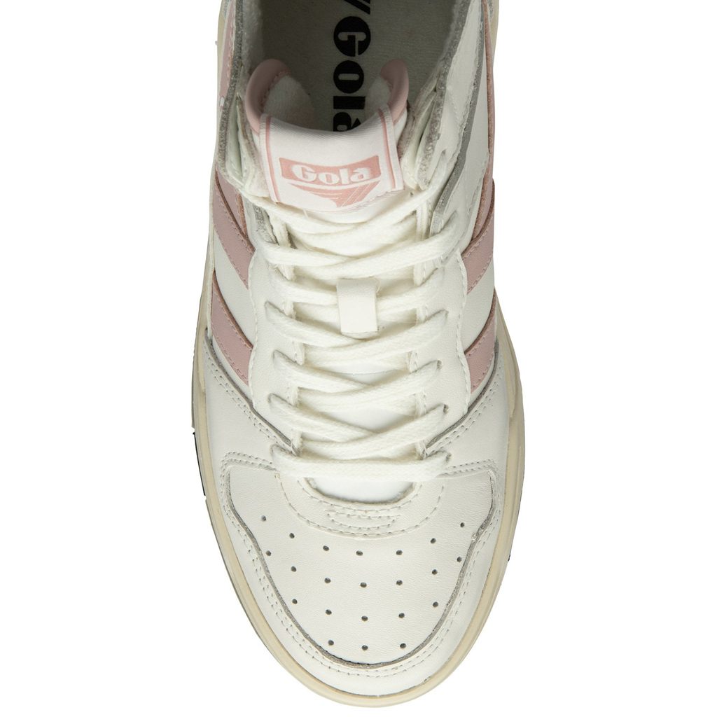 Gola Classics Allcourt High Sneakers Blancas Rosas Colombia | 074CLAVPX