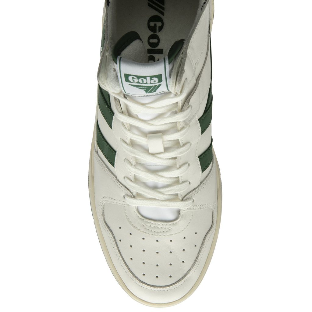 Gola Classics Allcourt High Sneakers Blancas Verde Colombia | 096KFUNGH