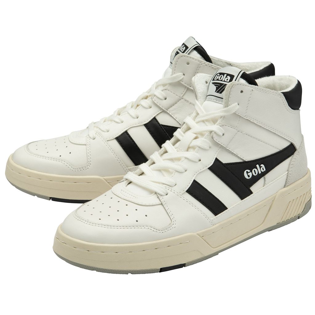 Gola Classics Allcourt High Sneakers Blancas Negras Colombia | 276VXKGZI