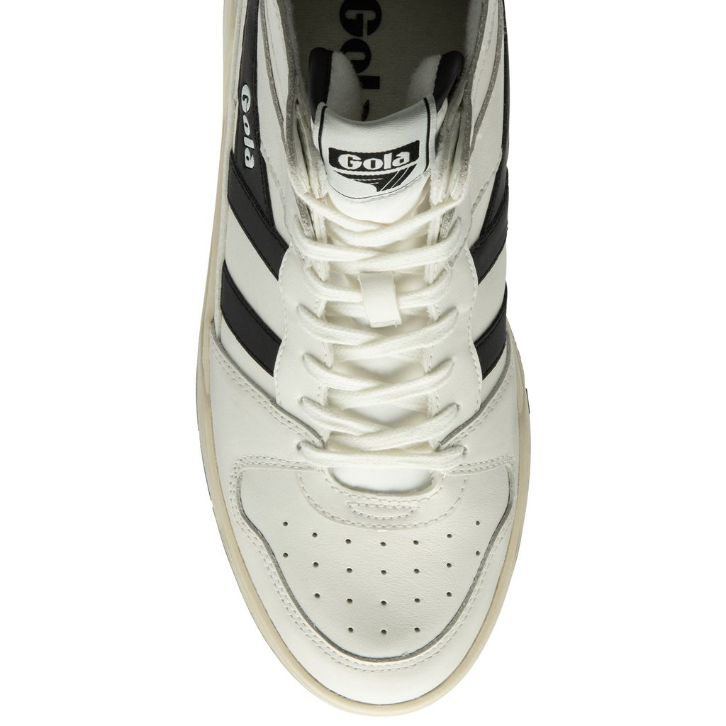 Gola Classics Allcourt High Sneakers Blancas Negras Colombia | 276VXKGZI