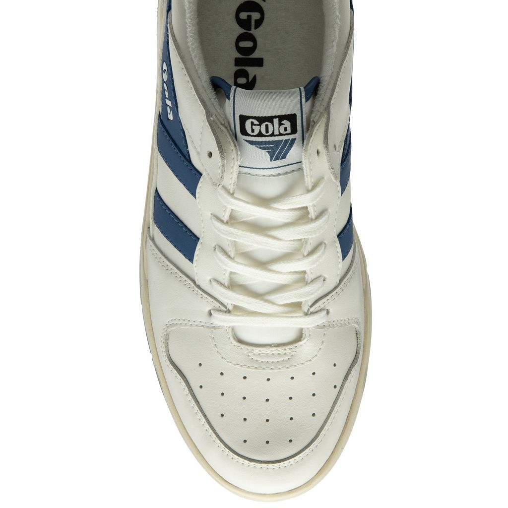 Gola Classics Allcourt Sneakers Blancas Azules Colombia | 149MVFDLT