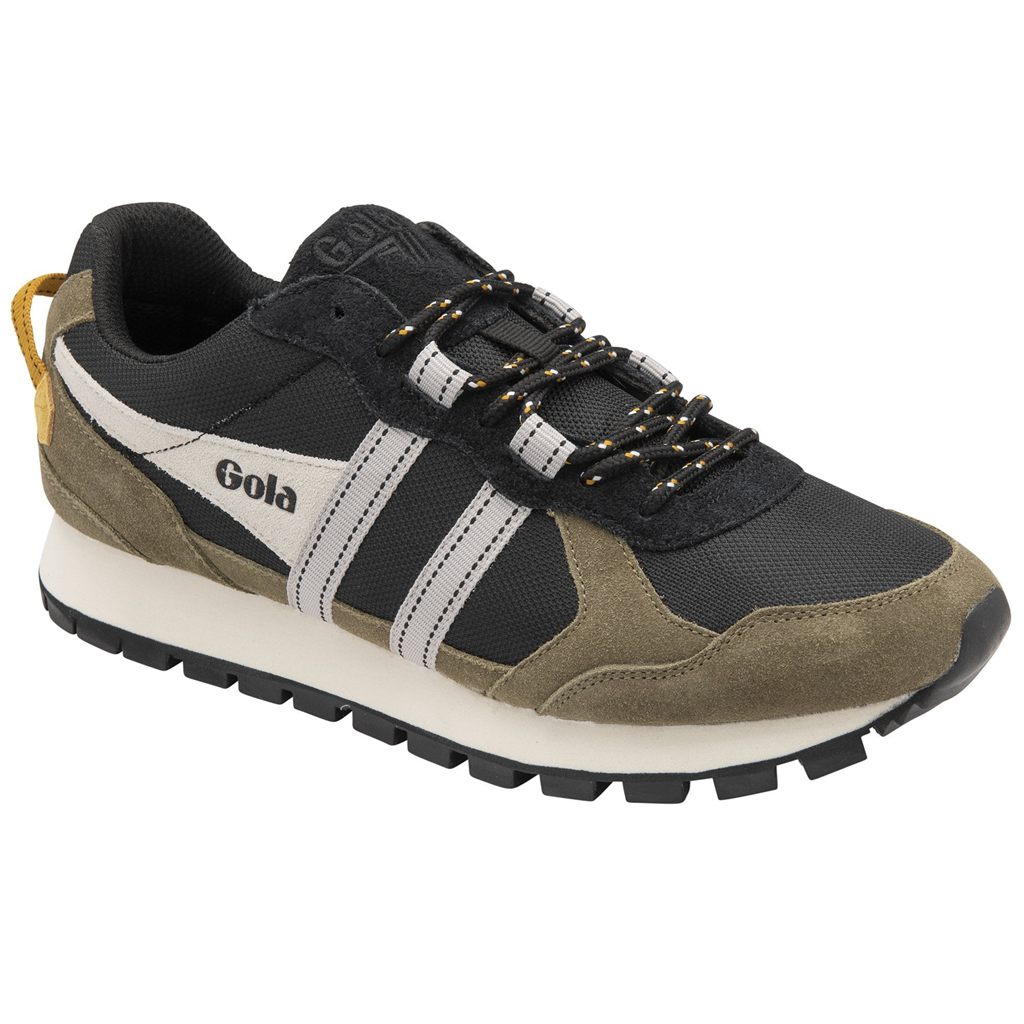 Gola Classics Altitude Sneakers Negras Kaki Blancas Colombia | 745QZDSAN