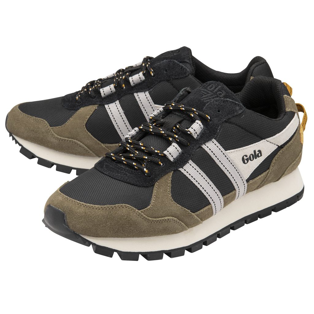 Gola Classics Altitude Sneakers Negras Kaki Blancas Colombia | 745QZDSAN