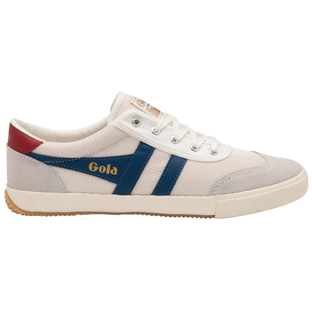 Gola Classics Badminton Mesh Plimsoll Sneakers Blancas Azules Rojas Oscuro Colombia | 570GVUBQT