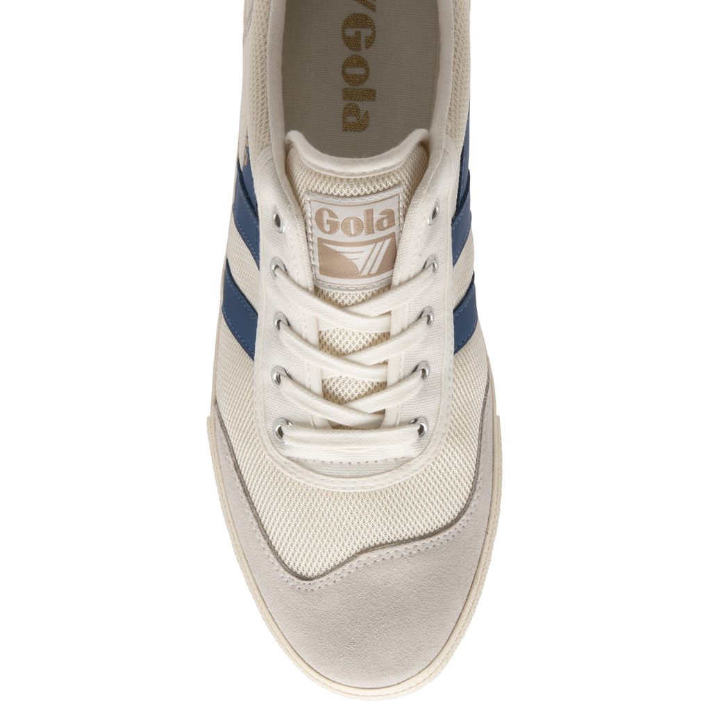 Gola Classics Badminton Mesh Plimsoll Sneakers Blancas Azules Rojas Oscuro Colombia | 570GVUBQT