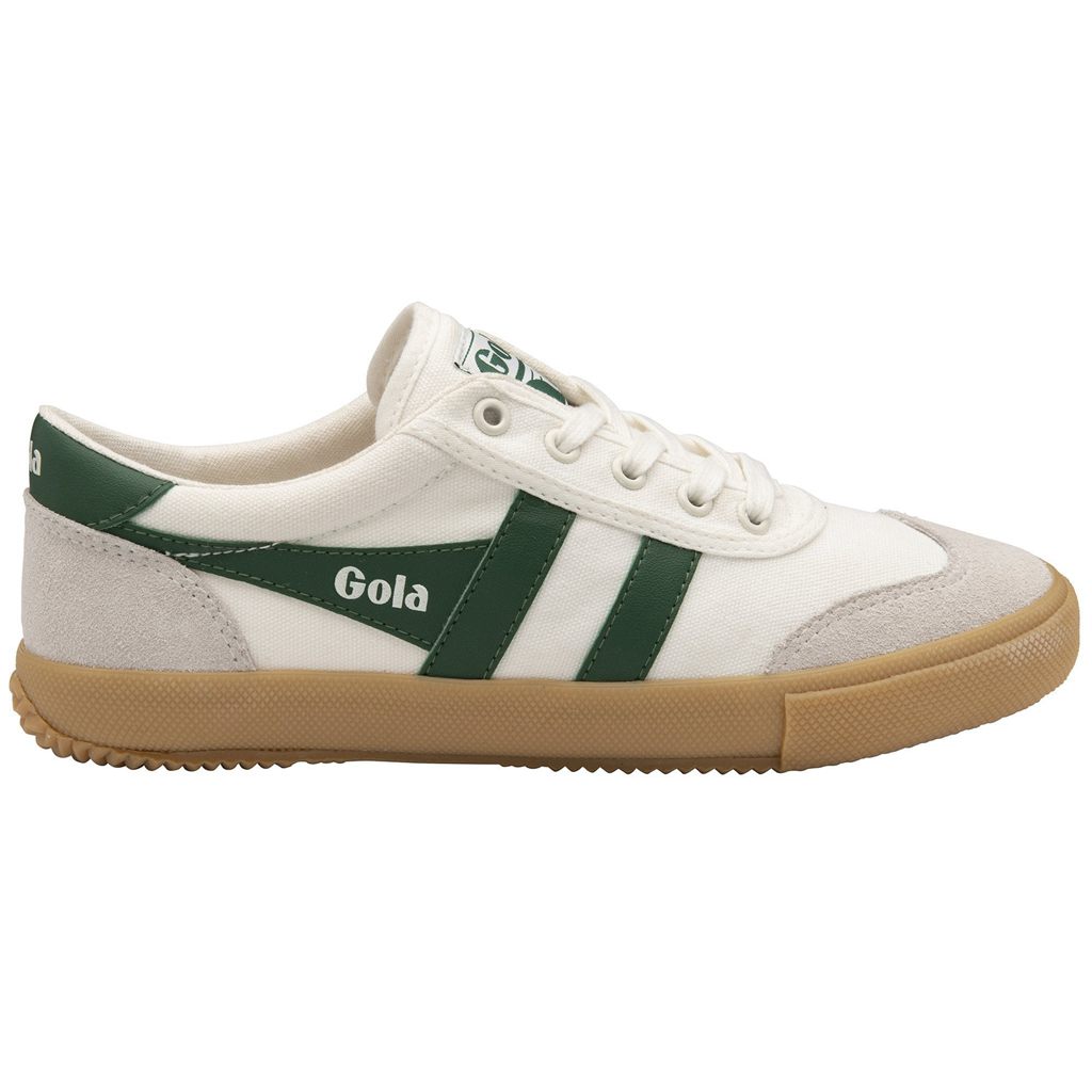 Gola Classics Badminton Plimsoll Sneakers Blancas Verde Colombia | 172HPXMKR