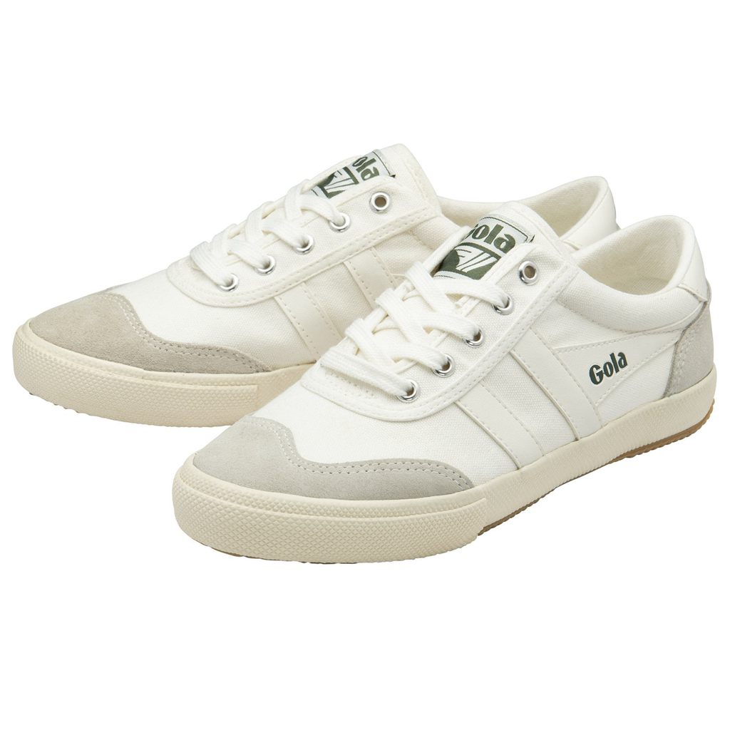 Gola Classics Badminton Plimsoll Sneakers Blancas Colombia | 095KEUTOX