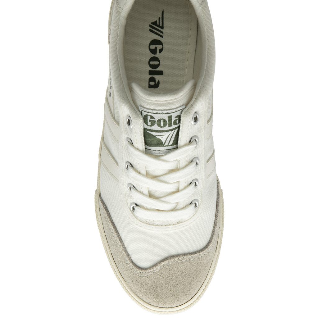 Gola Classics Badminton Plimsoll Sneakers Blancas Colombia | 095KEUTOX