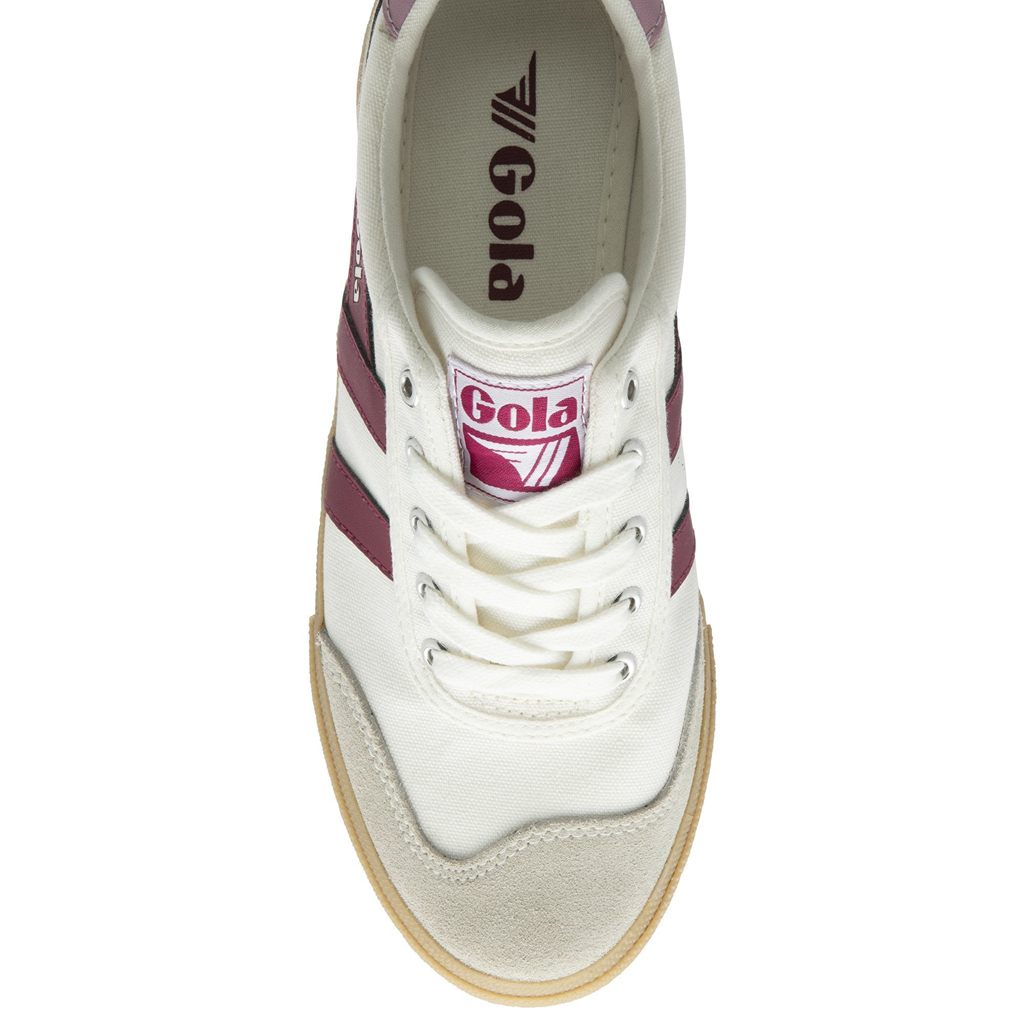 Gola Classics Badminton Plimsoll Sneakers Blancas Colombia | 328UQWFGT
